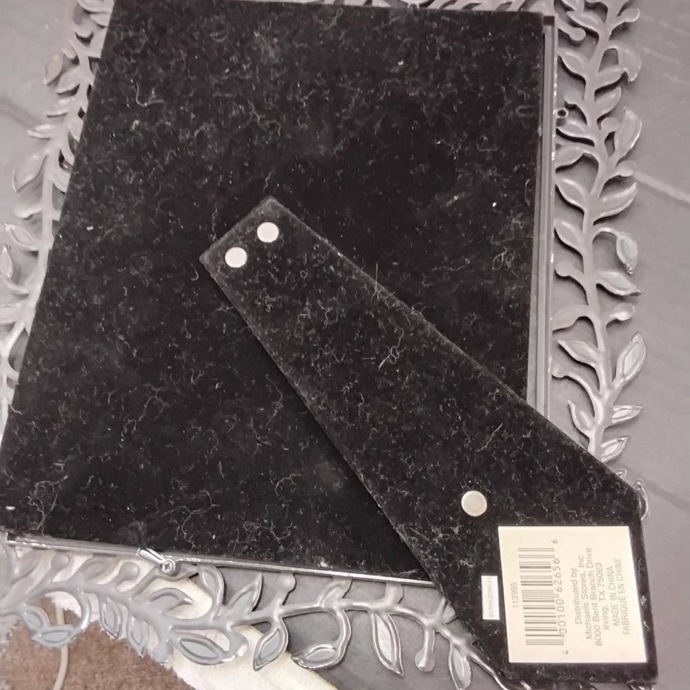 Michaels Gray Leaf Pattern Frame - Picture 2 of 2